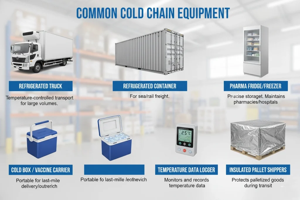 common cold chain equipment explained